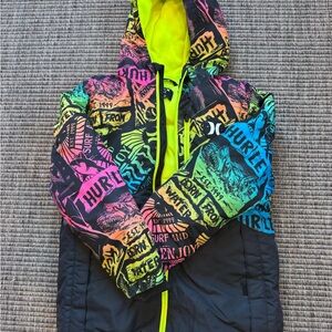 Hurley Neon Graphic Kids Snowboard Jacket